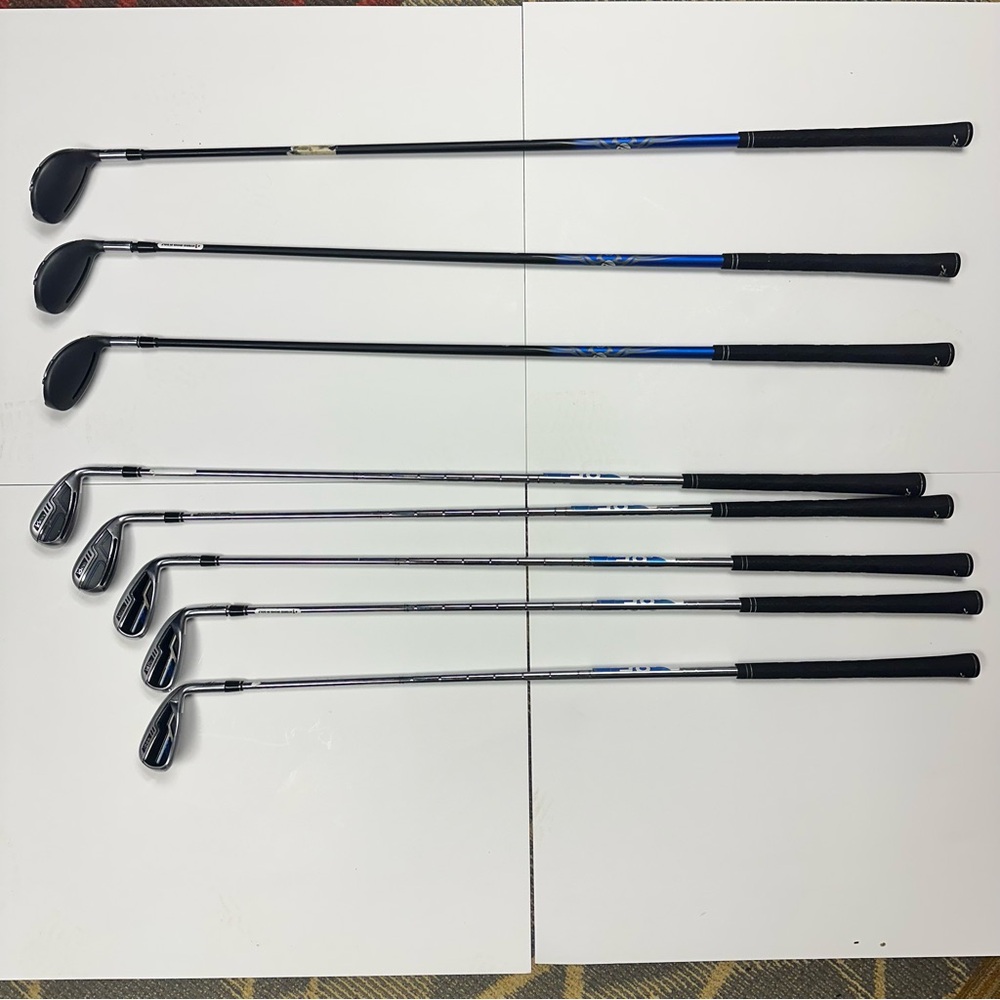 Adams Golf Men’s Hybrid #3- PW Golf Club in Silver and Black - Picture 5 of 15